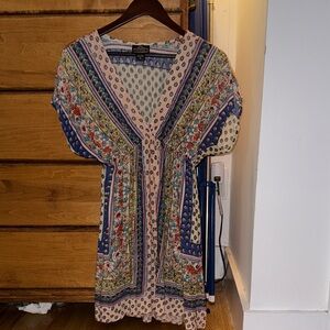 Angie Colorful Bohemian Dress